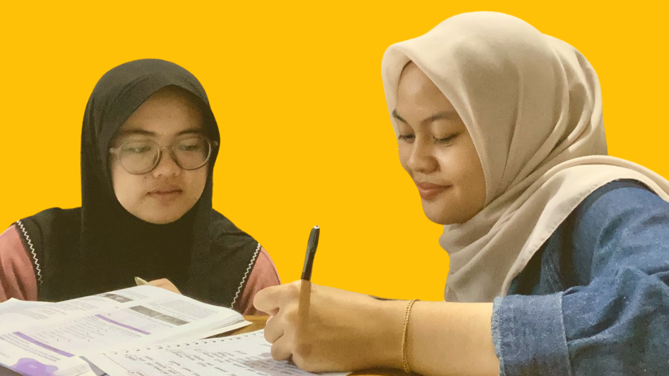 Students learning